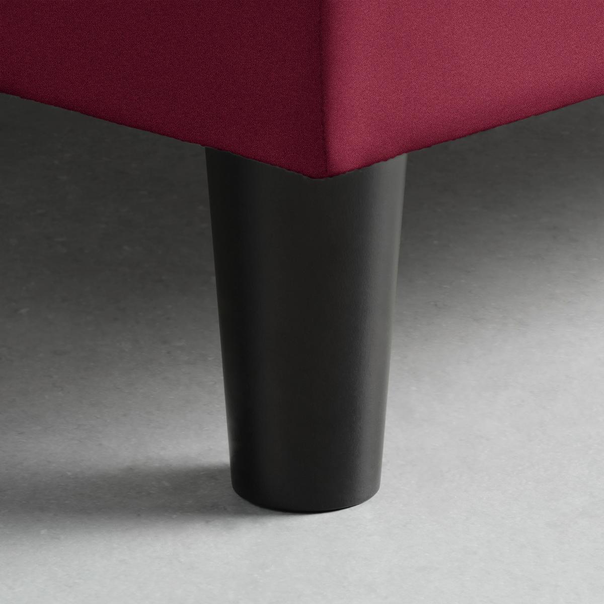 Boxspring Krevet Miami - boje crnog vina, Konvencionalno, drvni materijal/tekstil (120/200cm) - Modern Living