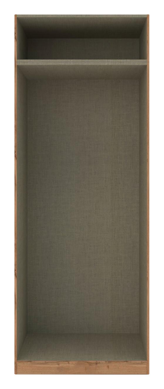 Corp dulap de haine cu 2 uși Unit - nămol/stejar Wotan, Modern, material pe bază de lemn (91,1/242,2/56,5cm) - Ondega