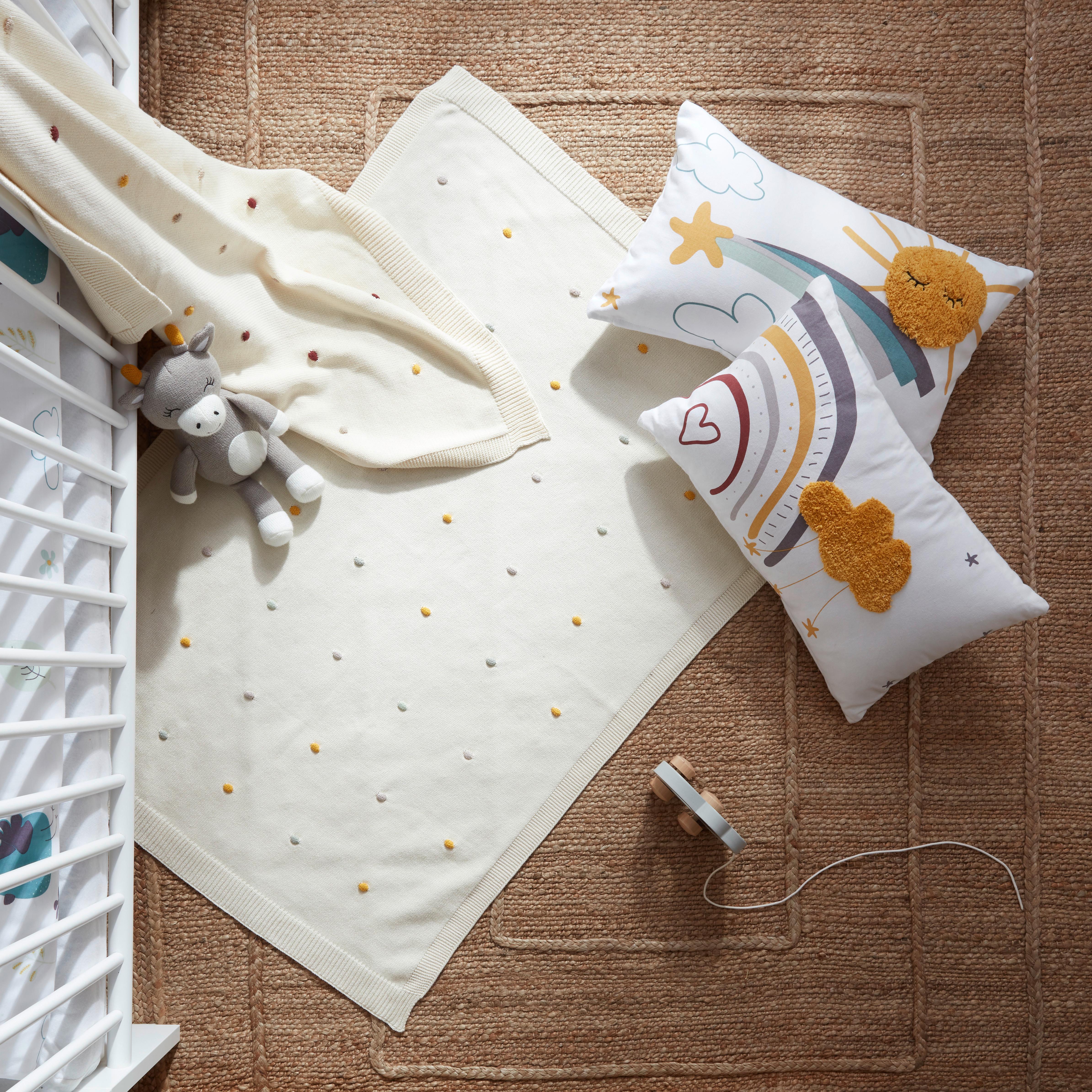 Babydecke Sammy in Multicolor - Gelb/Rot, Konventionell (75/100cm) - Premium Living