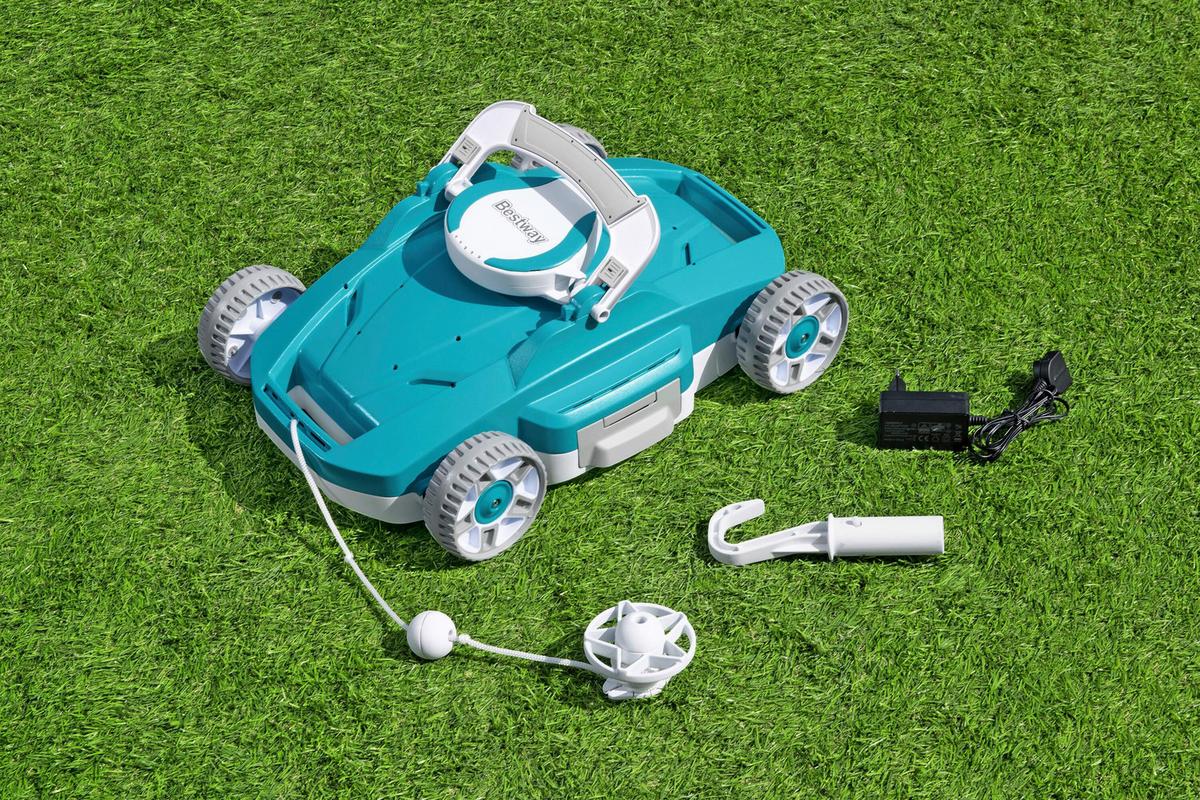 ROBOT DO BASENU 58765 AQUATRONIX - zielony/szary, Basics, tworzywo sztuczne/metal (44,5/32/16cm) - Bestway