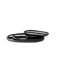 Servierplatten-set Isora - Schwarz, Basics, Keramik - Mäser