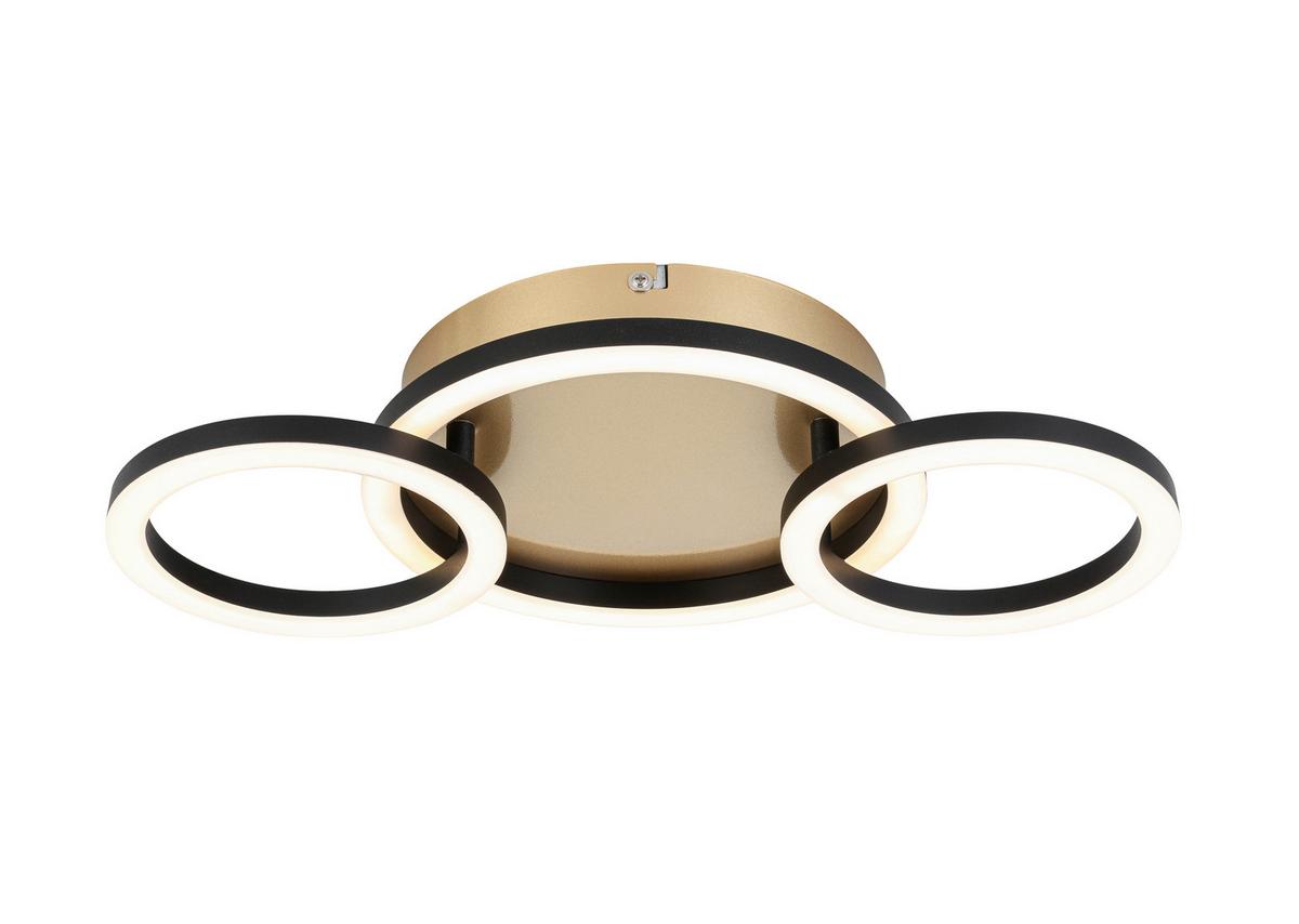 Led Stropna Svjetiljka Numim - cappuccino/crna, Moderno, metal/plastika (43/23/5cm) - Mömax