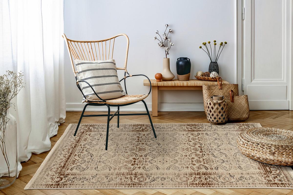 Vintage-teppich Charin 625 Beige 160x230 - Beige, Basics, Textil (160/230cm) - Kayoom
