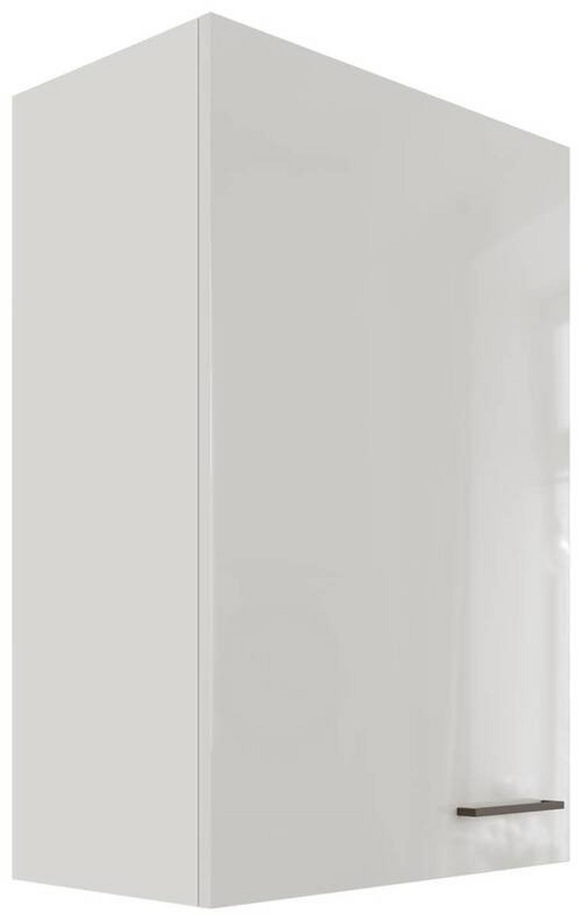 Kuhinjska Zgornja Omarica Levi, Svetlo Siva, Š. 60 Cm - črna/siva, Moderno, kovina/leseni material (60/89/32cm) - FlexWell