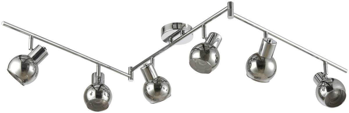 Deckenleuchte Rolli max. 40 Watt - Grau, Lifestyle, Glas/Metall (150cm) - Premium Living