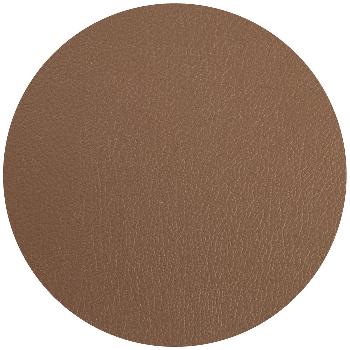 Étkezőalátét Jette - barna, bőr (40cm) - Premium Living