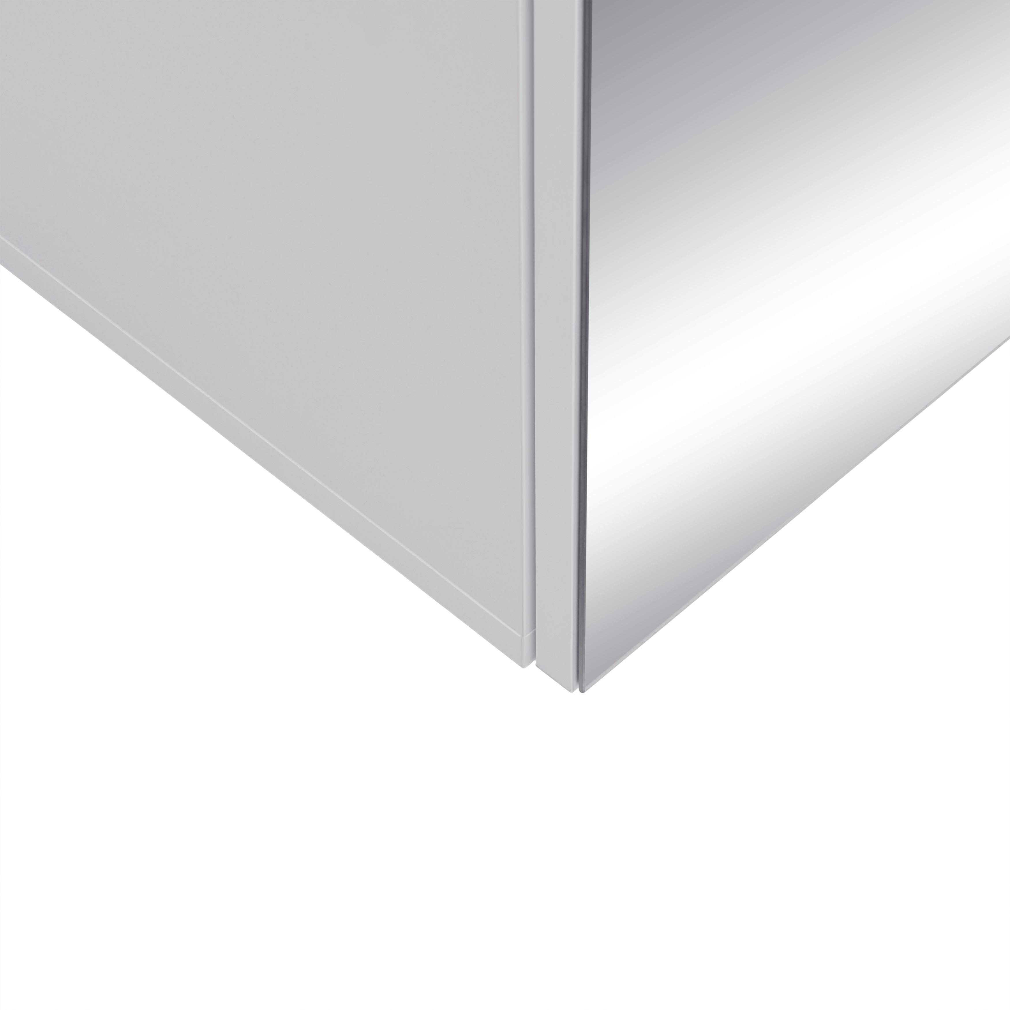 HÖGSKÅP BASIX -EXKLUSIV- - vit/kromfärg, Basics, trämaterial/glas (30/185/39,6cm) - Mömax