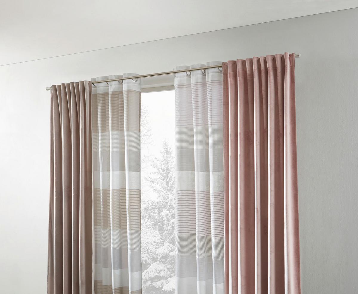 ZASŁONA GOTOWA J-IMPRESS JOOP! - szary, Design, tkanina (130/250cm) - Joop!