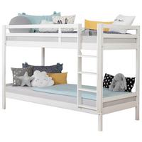 Etagenbett Rene Weiß ca. 90x200cm - Weiß, MODERN, Holz (90/200cm) - MID.YOU