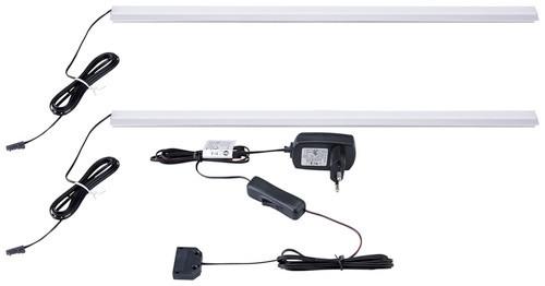 LED-es Alumínium Csík LED Alu Csík - antracit, Modern, műanyag/fém (45/1,5/2cm)