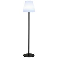 Solarleuchte Laureen in Weiss max. 2,16 Watt - Weiss, Modern, Kunststoff (34/150cm) - Premium Living
