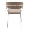 STOL MED ARMSTÖD ALICE - brun/kromfärg, Design, metall/trä (53/80/59cm) - Mömax