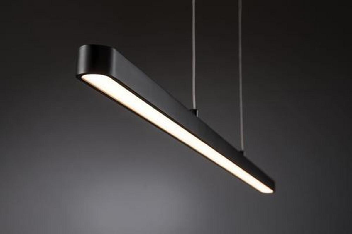 LED-Hängeleuchte Lento max. 42 Watt - Schwarz, Design, Kunststoff/Metall (100/150cm) - Paulmann