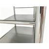 SERVERINGSVAGN SANDRO -EXKLUSIV- - silver/svart, Klassisk, metall/plast (95/88/55cm) - Mömax