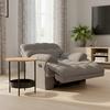 RELAXZETEL NATALIE - Donkergrijs/Zwart, Modern, Hout/Textiel (98/94/106cm) - Bessagi Home