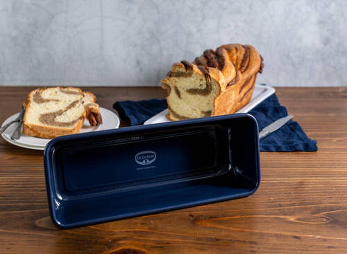 PROSTOKĄTNA FORMA DO PIECZENIA 2368 - ciemnoniebieski, Basics, metal (30cm) - Dr.Oetker