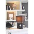 Tischleuchte Quadro, max. 40 Watt - Schwarz, Keramik/Textil (17/12/28cm) - MÖMAX modern living