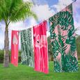 Brisača Za Na Plažo Linette - roza/zelena, tekstil (80/160/cm) - Mömax modern living Brisača Za Na Plažo Linette - roza/zelena, tekstil (80/160/cm) - Mömax modern living
