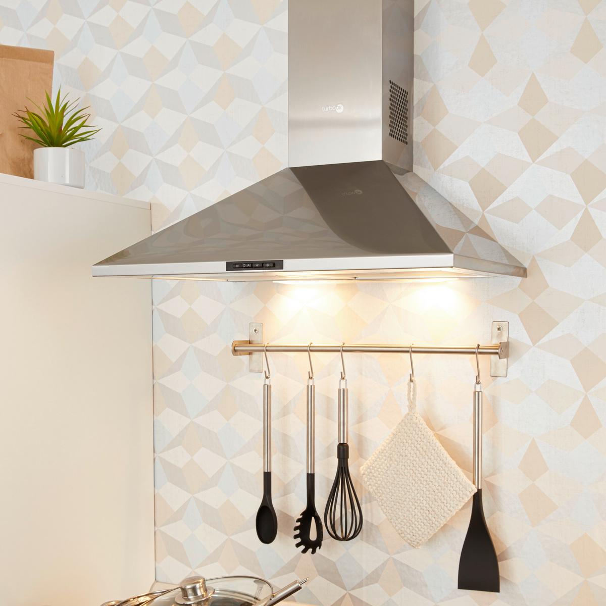 Küchenblock inkl. 4 E-Geräte PN 80/100 - Weiß/Grau, MODERN, Holzwerkstoff (280cm) - Pino