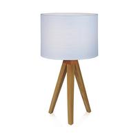 Tischleuchte Kullen max. 40 Watt - Eichefarben, Basics, Holz/Textil (22,5/22,5/44cm) - Markslöjd