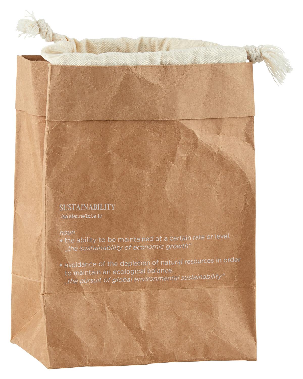 Univerzális Tasak Food Bag - natúr színű, Modern, papír (16/22/11cm) - ecoTree