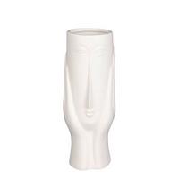 Váza Face - fehér, Modern, kerámia (8,5/30cm) - Modern Living