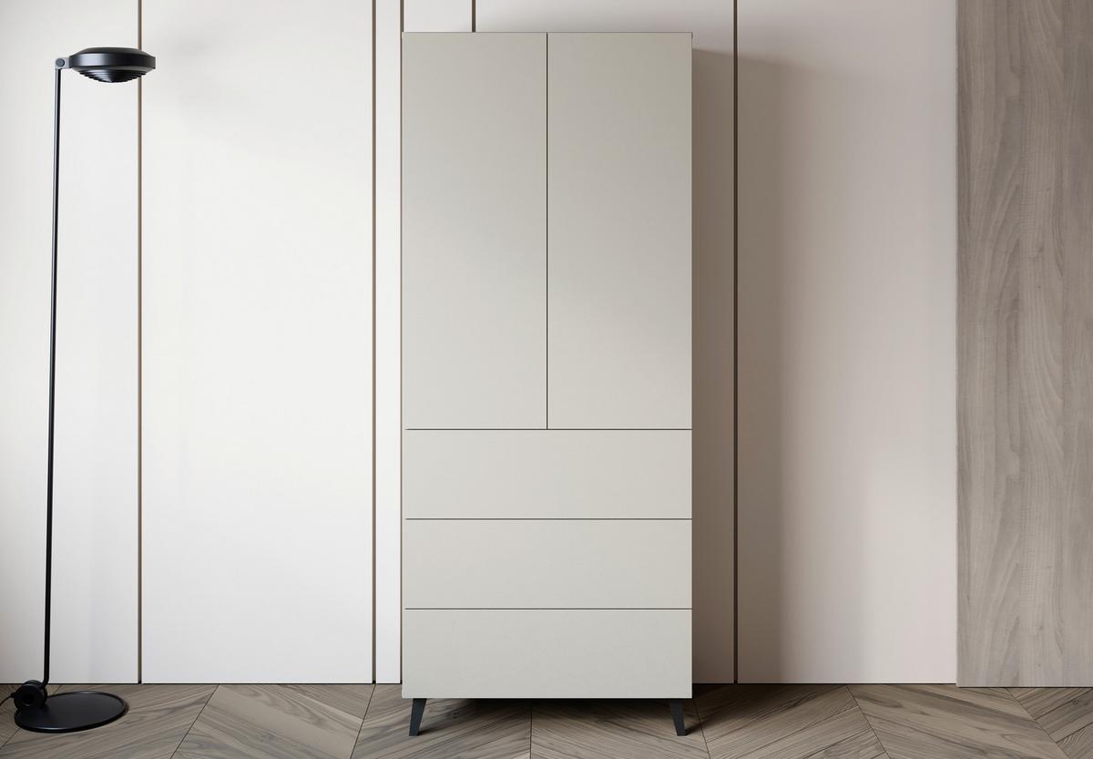Comodă înaltă PHUKET - cașmir, Design, material pe bază de lemn (70/170/39cm) - P & B