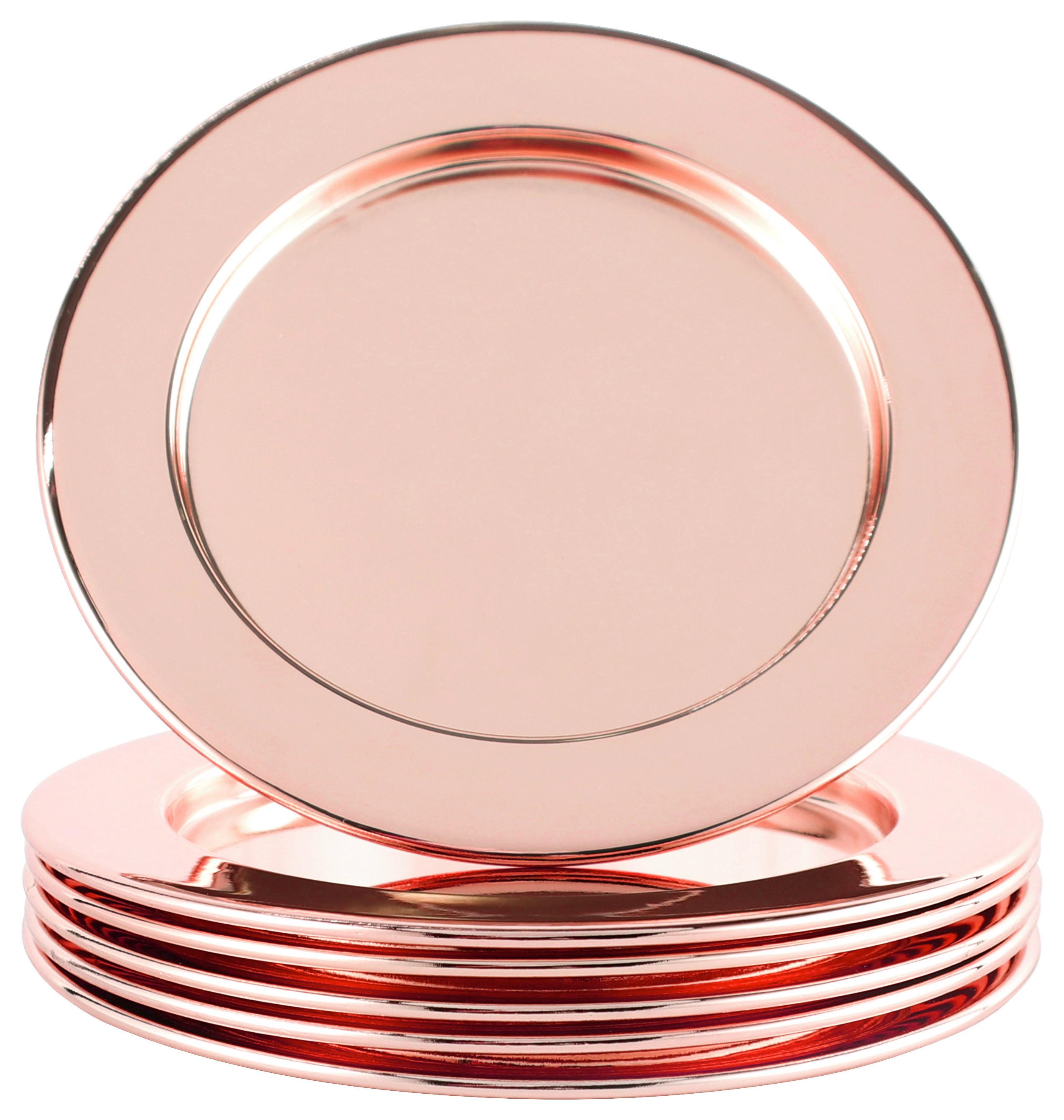 Untersetzer Echtwerk Kupferfarben 6-teilig - Kupferfarben, Design, Metall (10,9cm) - Echtwerk