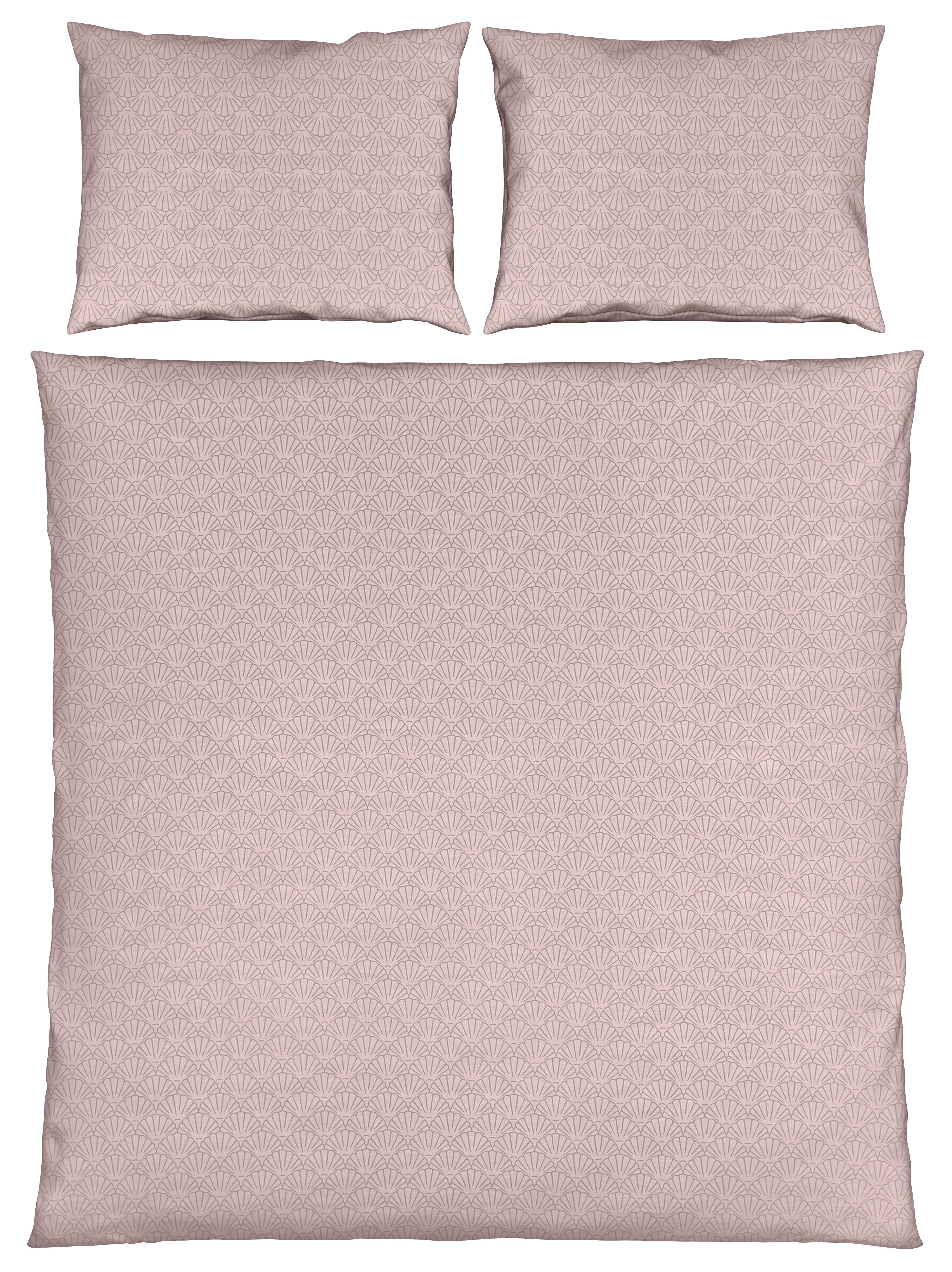 Bettwäsche Shell XXL Mauve ca. 200x220cm - Mauve, Textil (200/220cm) - Mömax