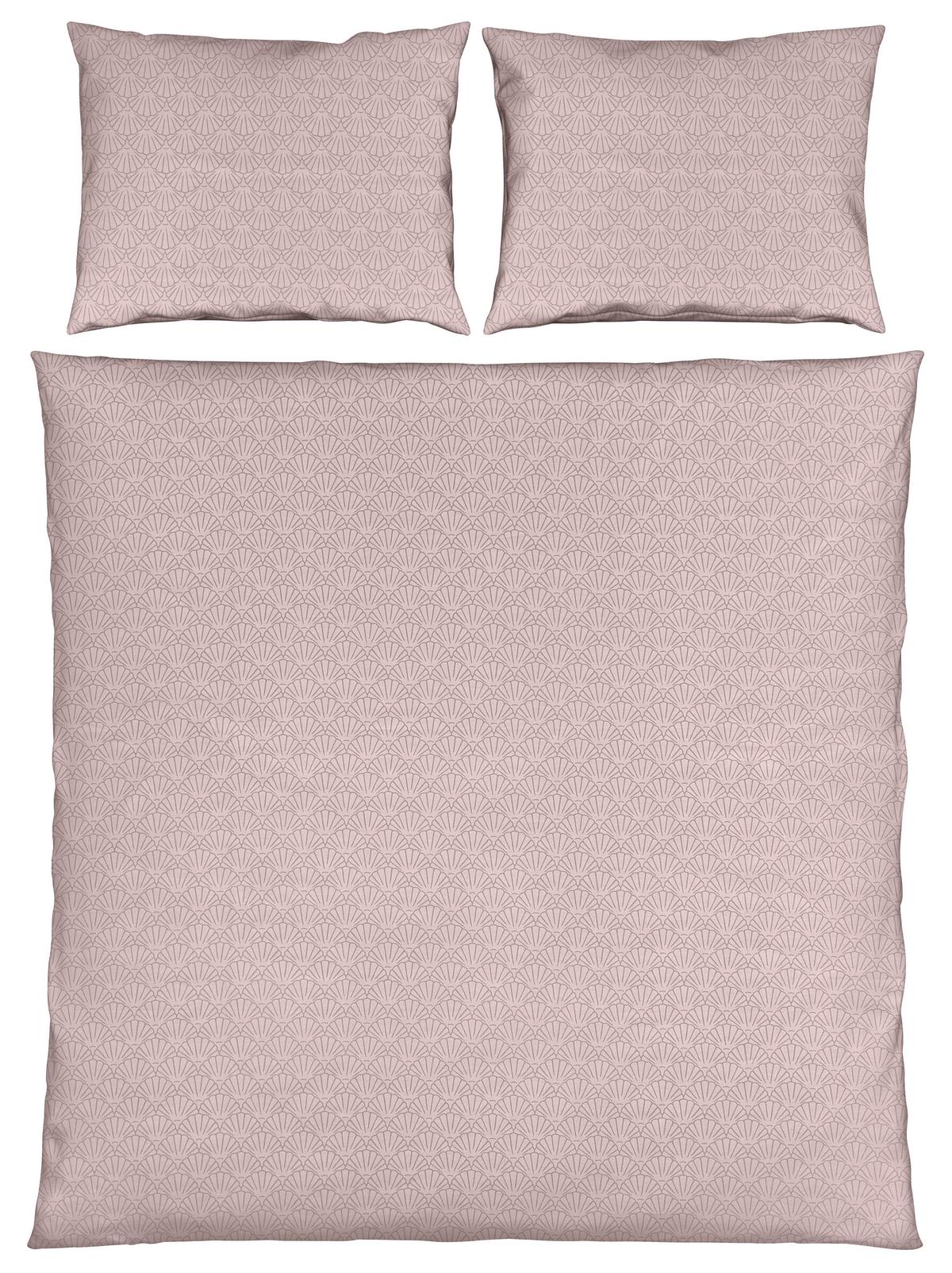 Bettwäsche Shell XXL Mauve ca. 200x220cm - Mauve, Textil (200/220cm) - Mömax