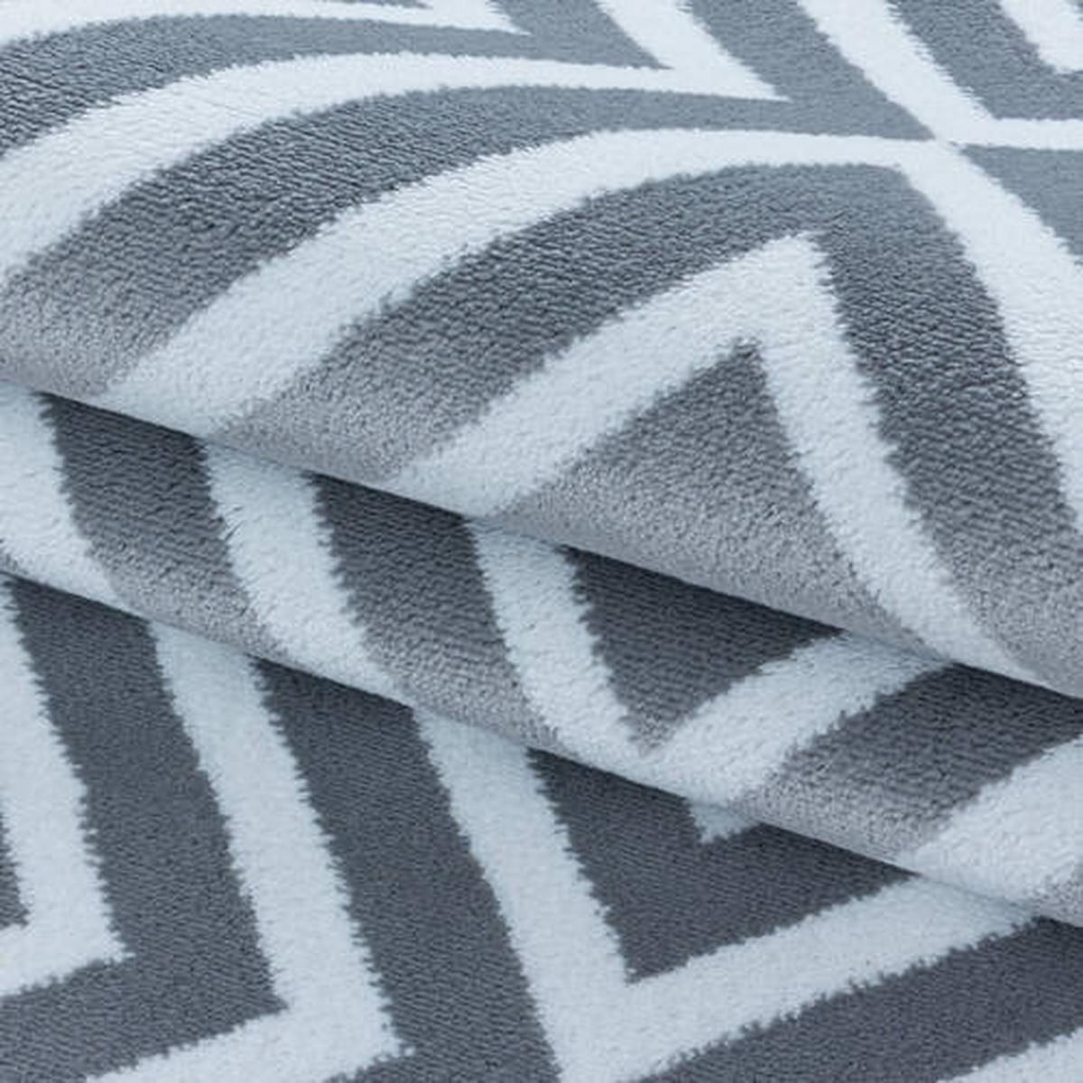 Webteppich Costa Grau ca. 240x340cm - Grau, Design, Textil (240/340cm)