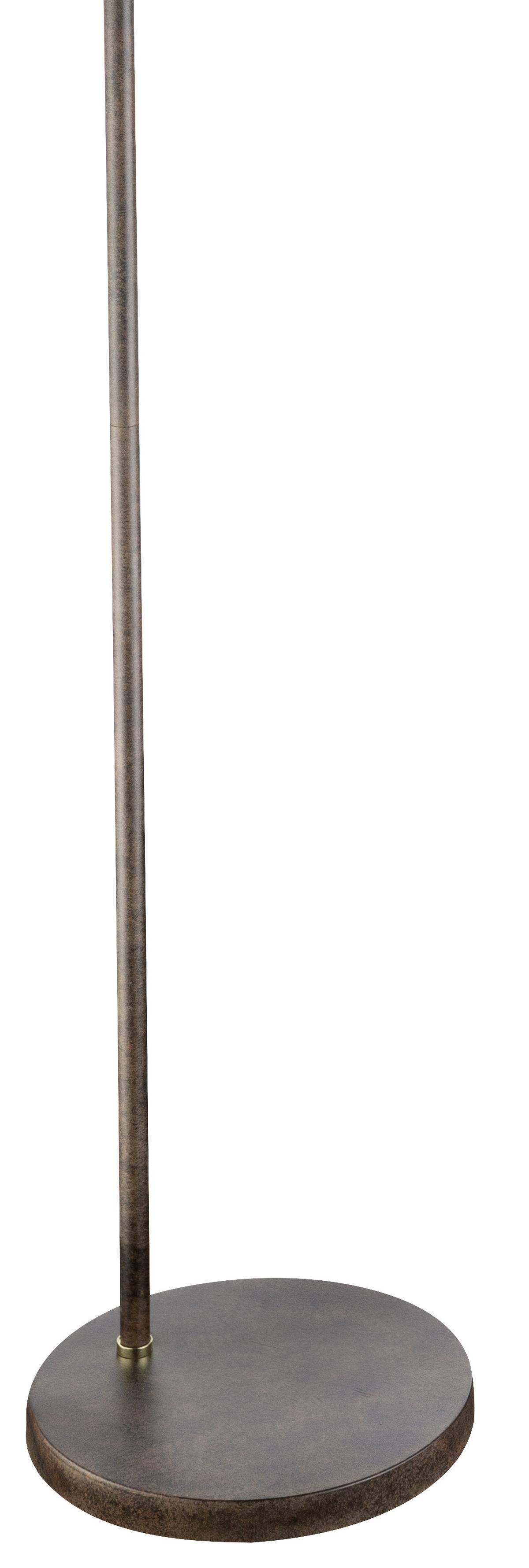 BOGENLEUCHTE GILDO - Rostfarben/Goldfarben, Trend, Metall (50/23/155cm) - Globo