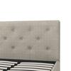 STOPPAD SÄNG JULIE - beige/svart, Modern, metall/trämaterial (180/200cm) - Bessagi Home