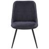 STOL NOVA - grå/svart, Modern, metall/textil (51/85/61cm) - Mömax