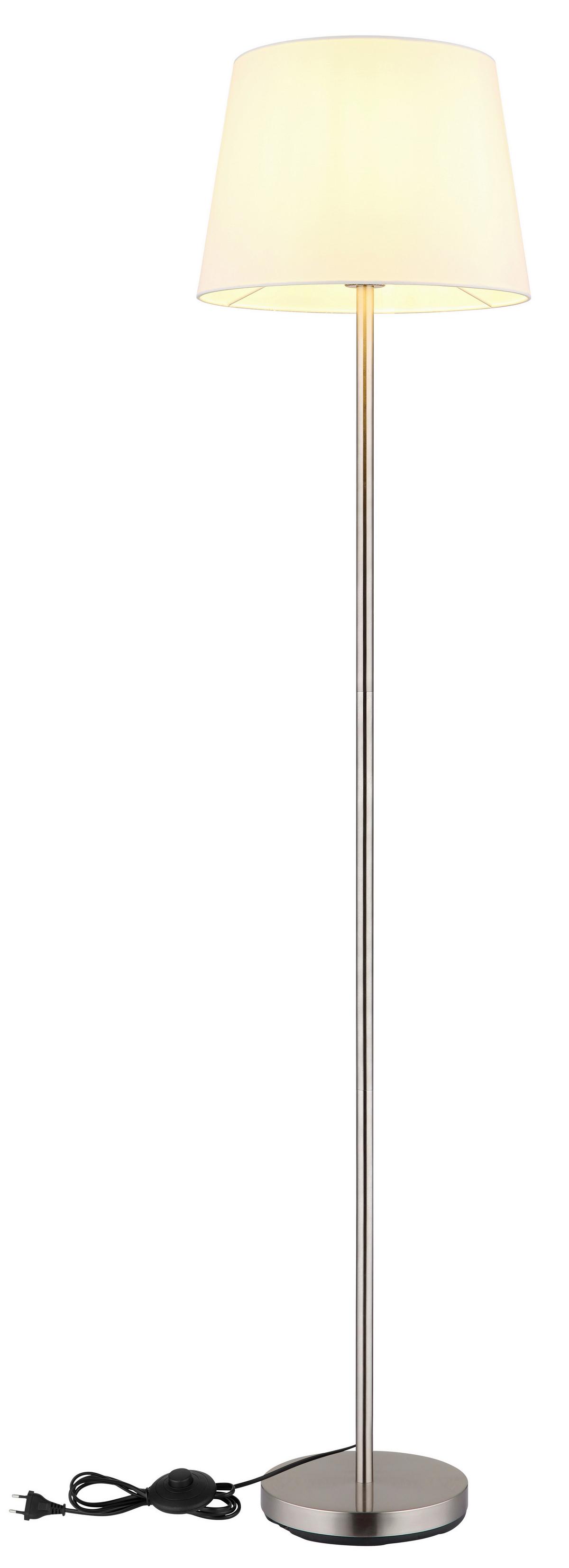 LAMPA STOJĄCA 40100101 JORIS - czarny/biały, Basics, tworzywo sztuczne/metal (35/151cm)