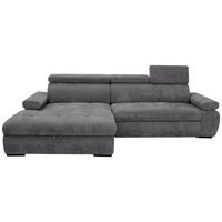 Kutna Garnitura Vegas - tamno siva/crna, Design, drvo/tekstil (173/294cm) - Modern Living
