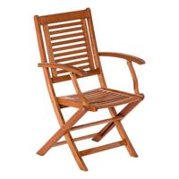 Gartensessel-Set Cordoba aus Eukalyptus Naturfarben - Naturfarben, Basics, Holz (52/93/57cm) - Gardenson