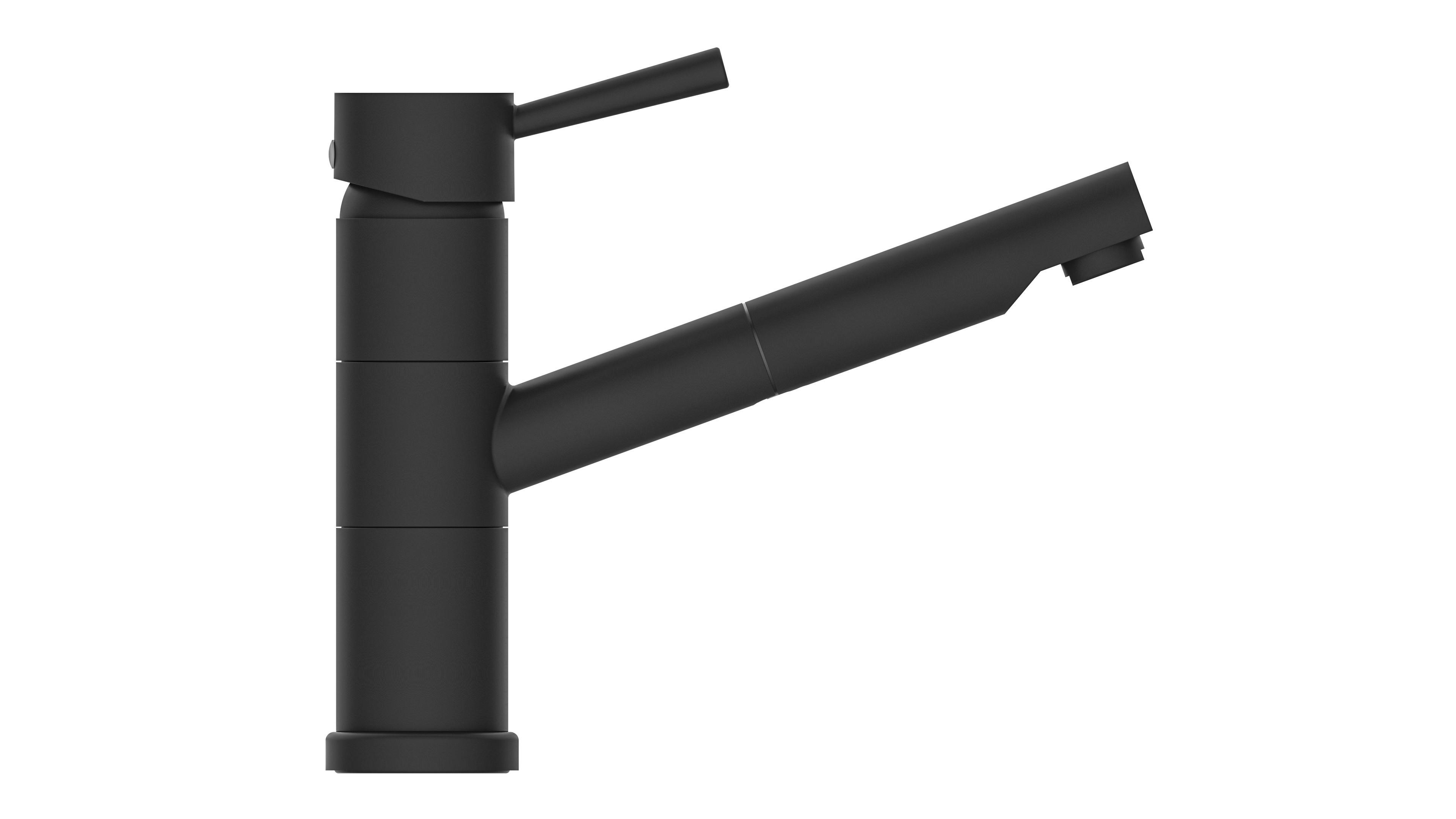 Küchenarmatur Sistant Paris in Schwarz - Schwarz, Basics, Metall (5,5/20/23cm) - Sistant