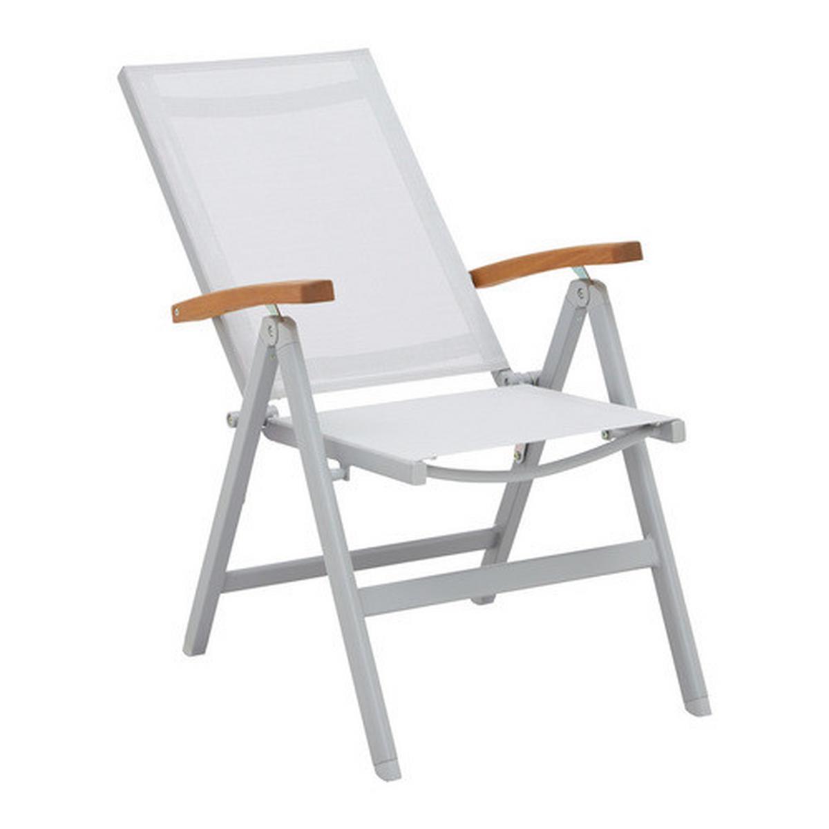 Gartensessel Barcelona 3 Grau - Grau/Teakfarben, Modern, Holz/Kunststoff (65,5/105,8/56,4cm) - Mömax