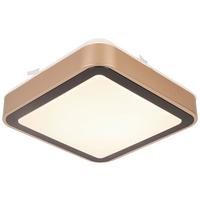 LAMPA SUFITOWA LED RONDO - czarny/biały, Romantik / Landhaus, tworzywo sztuczne/metal (27/27/8cm) - Modern Living