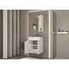 WASCHTISCHKOMBI NAPOLI -EXKLUSIV- - Schwarz/Weiß, MODERN, Keramik/Holzwerkstoff (60/78/46cm) - Mömax