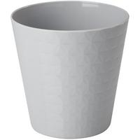 Kaspó Brilliant 17 - szürke, Konventionell, műanyag (17/17cm) - Mömax