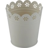 Kaspó Vicky - Fehér, Fém (12/12,5cm) - Mömax modern living