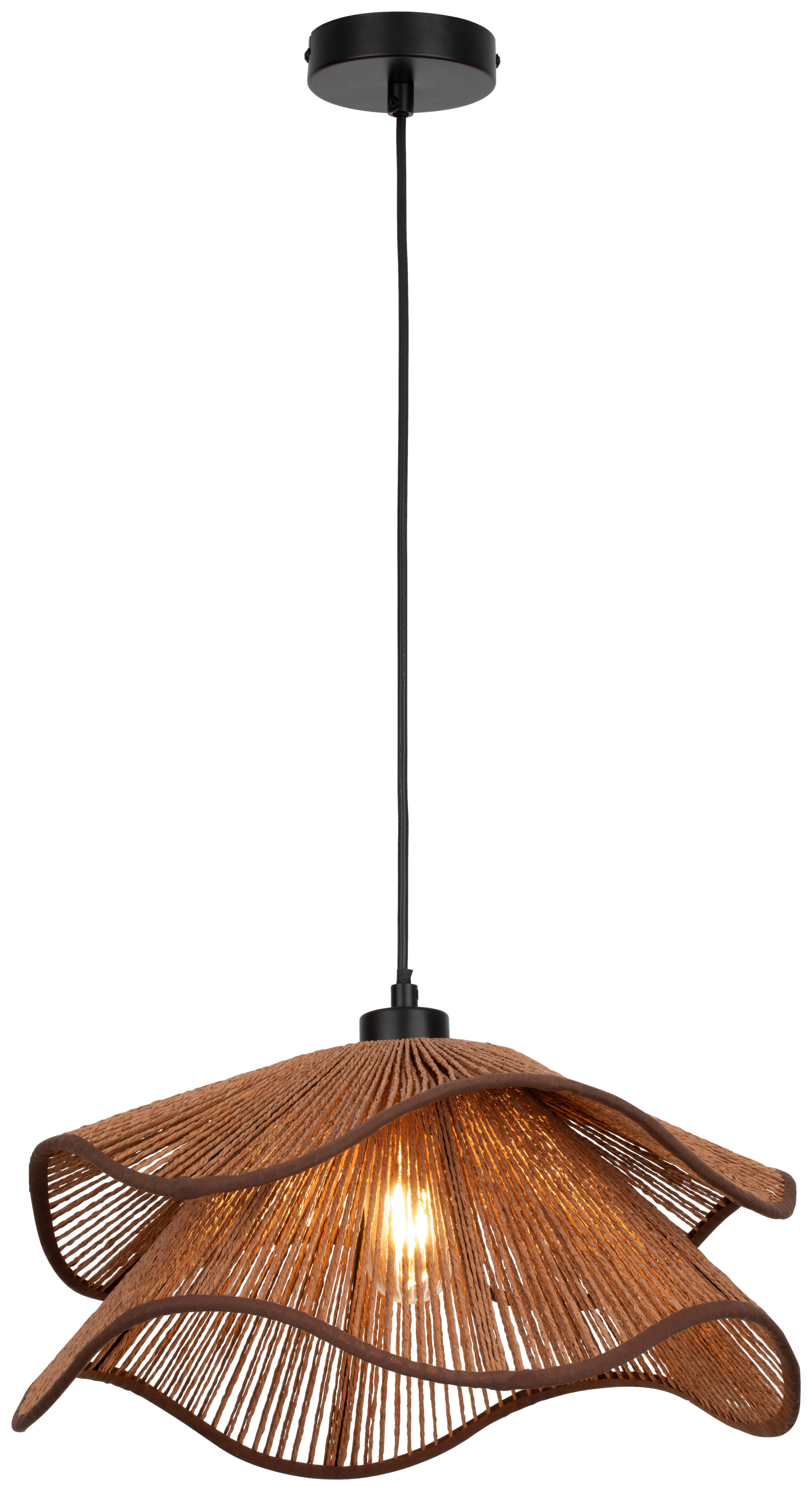 LAMPA WISZĄCA KAYA - brązowy, Design, metal/papier (40/120cm) - Collet's Monde