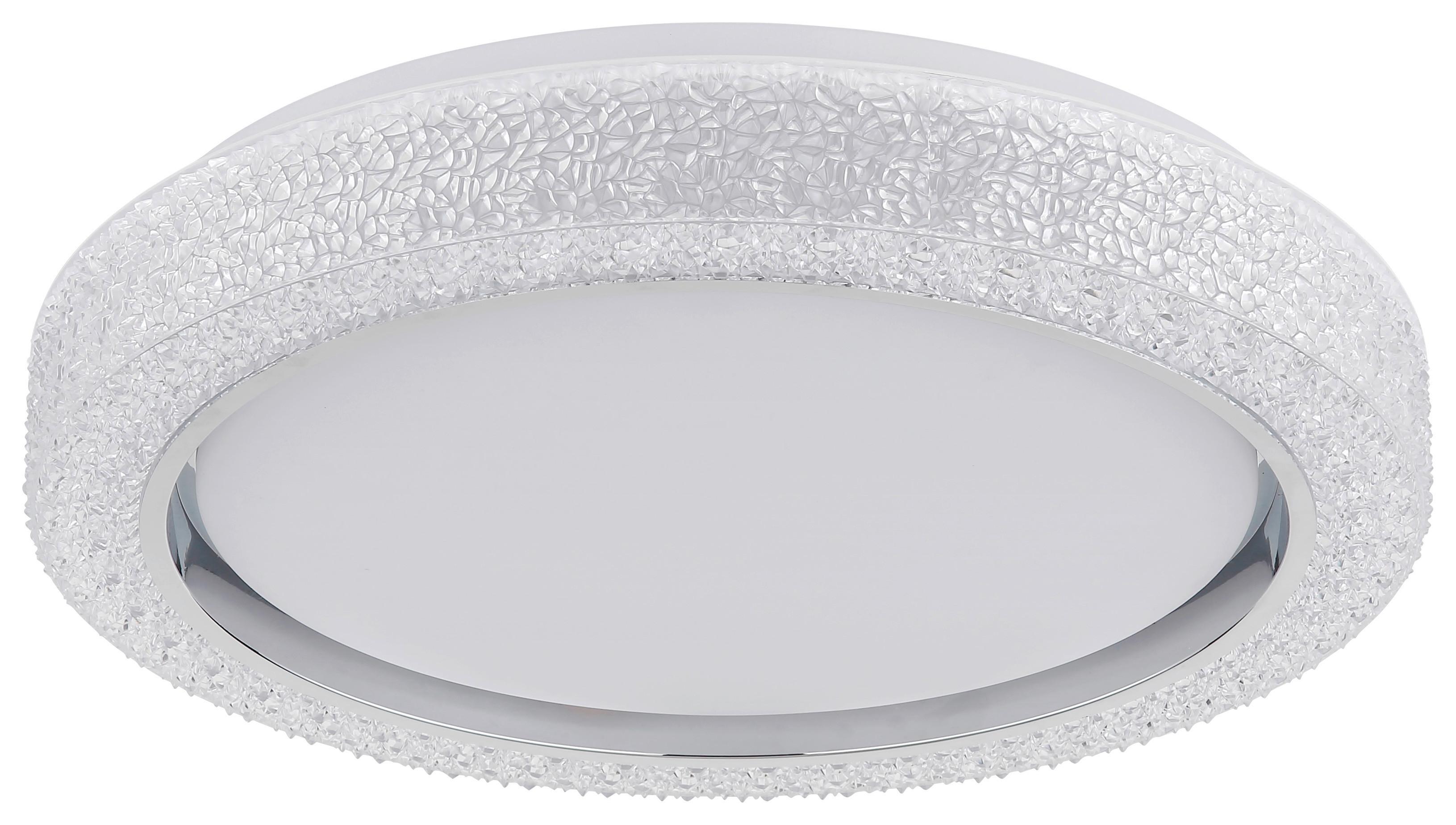 Led Stropna Svjetiljka Liami - bijela, Design, metal/plastika (40/8cm)