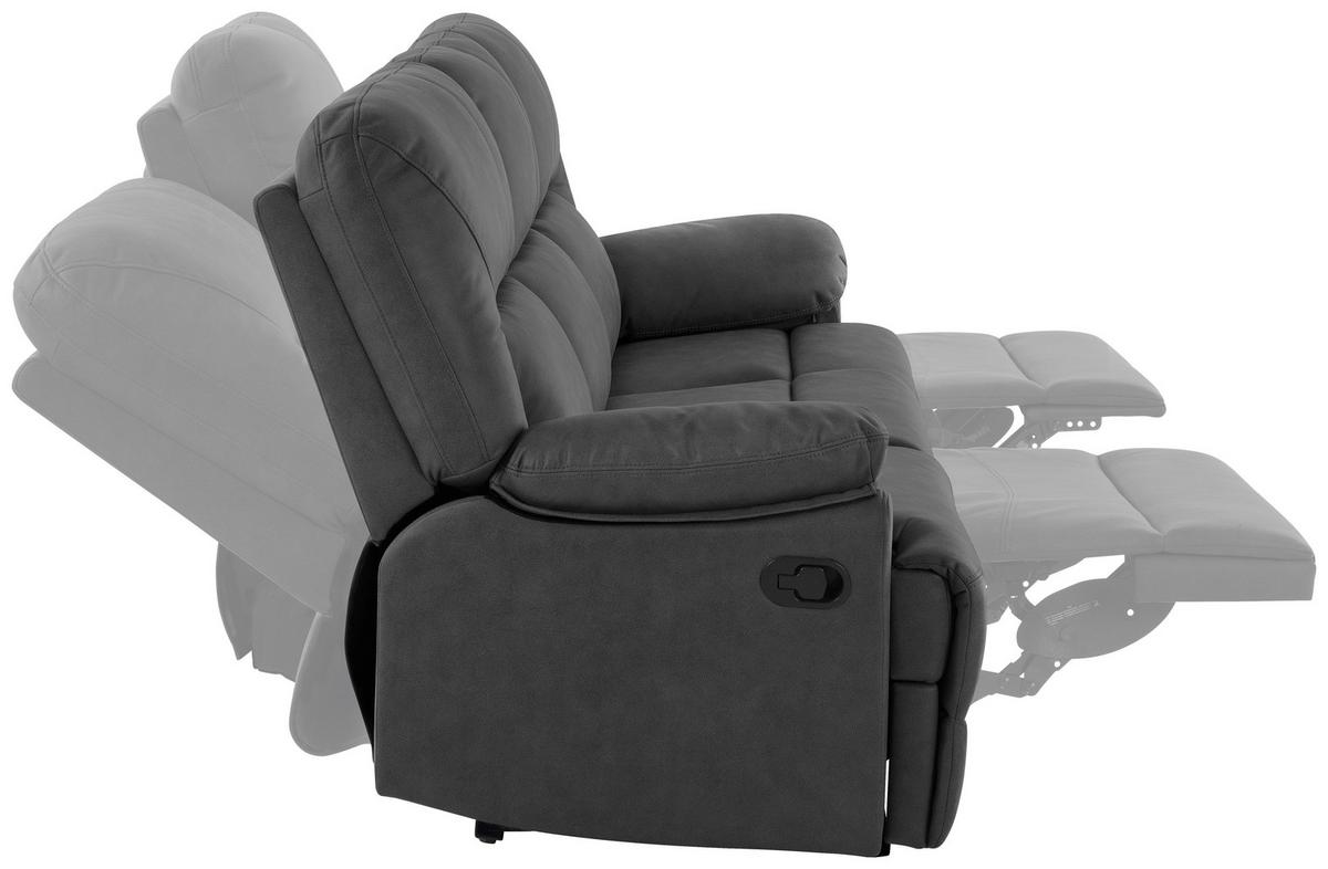 Zofa Clara, Siva - siva/črna, Basics, kovina/tekstil (200/99,5/94cm) - Livetastic