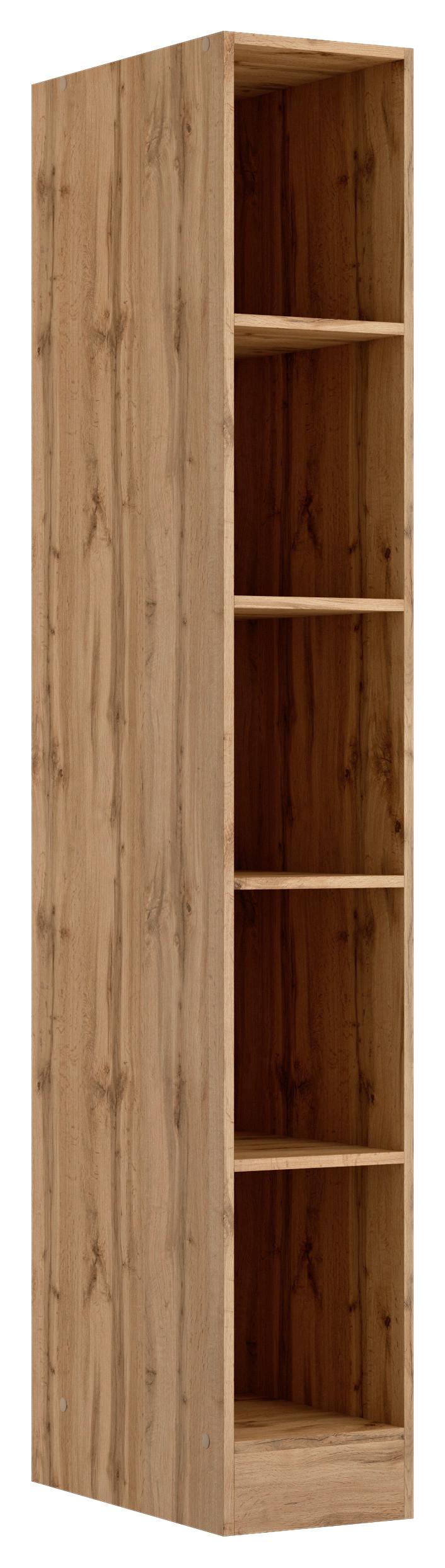 Regal Meran ca. 30x200x60 cm Eiche Wotan - Eiche Wotan, LIFESTYLE, Holzwerkstoff (30/200/60cm) - Held