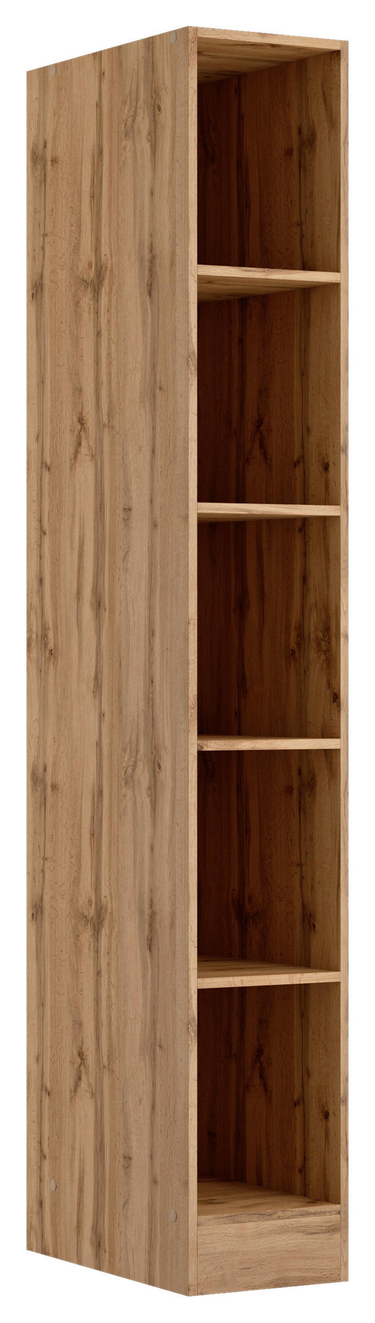 Regal Meran ca. 30x200x60 cm Eiche Wotan - Eiche Wotan, LIFESTYLE, Holzwerkstoff (30/200/60cm) - Held