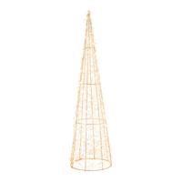 Dekoweihnachtsbaum Natal Taupe/Goldfarben - Taupe/Transparent, MODERN, Metall (20/20/80cm)