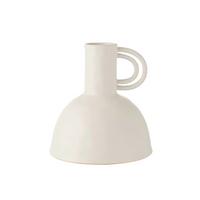 DZBAN DEKORACYJNY 22968 - biały, Trend, ceramika (24/25/24cm)